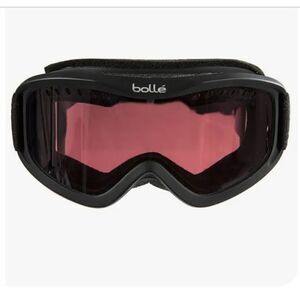 Snow Ski Snowboard Storm Red Lens With Adjustable Strap Winter Black Goggles
